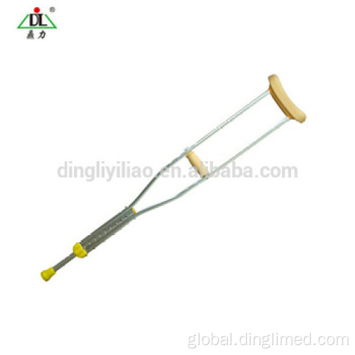 Aluminum Crutches Aluminum Alloy Disabled Foldable Single Crutches Factory